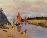 Claude Monet Hafen von Trouville oil on canvas